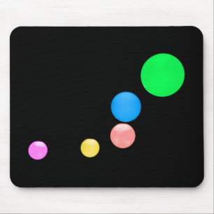Farbige Balls Mousepad
