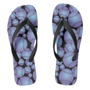 Farbige Baseballs Flip Flops