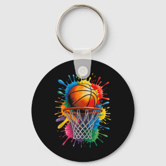 Farbige Basketball-Gefärbte Krawatte, Farbpalette Schlüsselanhänger