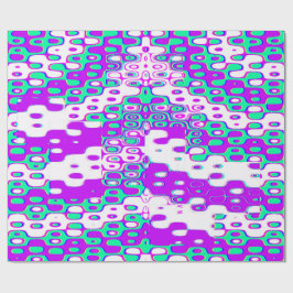 Farbige Bauhaus-Geometrie-Muster  Geschenkpapier