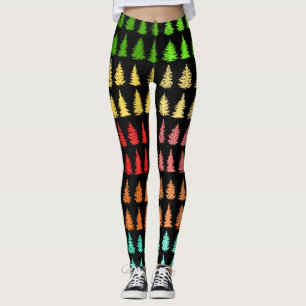 Farbige Bäume Leggings