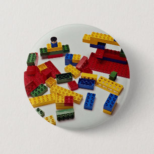 Farbige Bausteine für Kinder Button