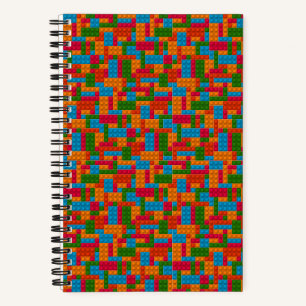 Farbige Bausteine Notizbuch
