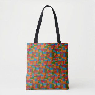 Farbige Bausteine Tasche