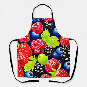 Farbige Beeren-Mischung Design Schürze