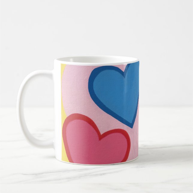 Farbige, benutzerdefinierte Tasse (Links)