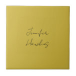 Farbige berufliche schlichte Handschrift Fliese<br><div class="desc">Schlichte Minimalistische moderne Designs. Sie sind alle einfach, attraktiv, einzigartig.</div>
