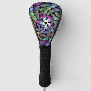 Farbige Bewegungen Abstrakte Trippy Fraktal Art Golf Headcover