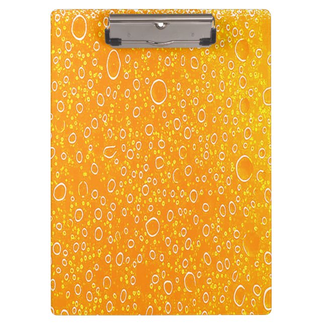 Farbige BierZwischenablage Klemmbrett (Vorderseite)