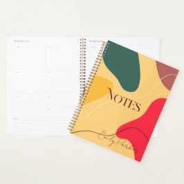 Farbige Bio Formen abstrakter Hintergrund Planer