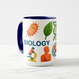 Farbige Biologie-Wissenschaft Keramik-Tasse Tasse