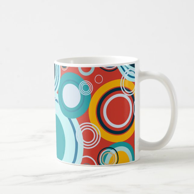 Farbige Blasen Kaffeetasse (Rechts)
