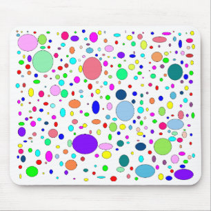 Farbige Blasen Mousepad