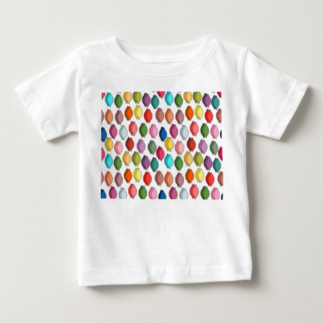 Farbige Blätter Baby T-shirt (Vorderseite)