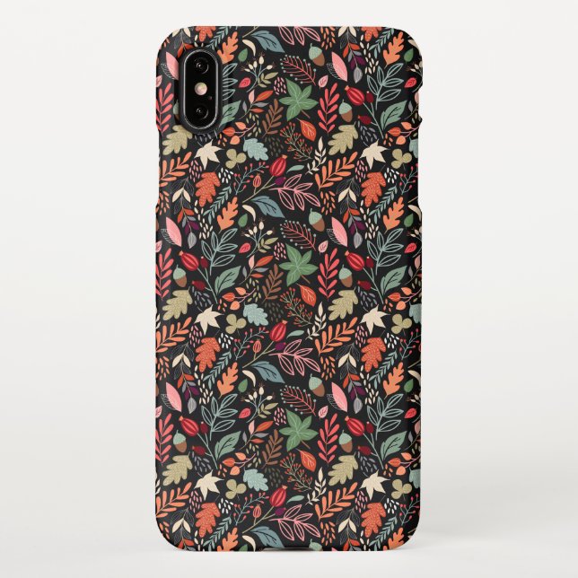 Farbige Blätter des Herbstes iPhone Hülle (Rückseite)