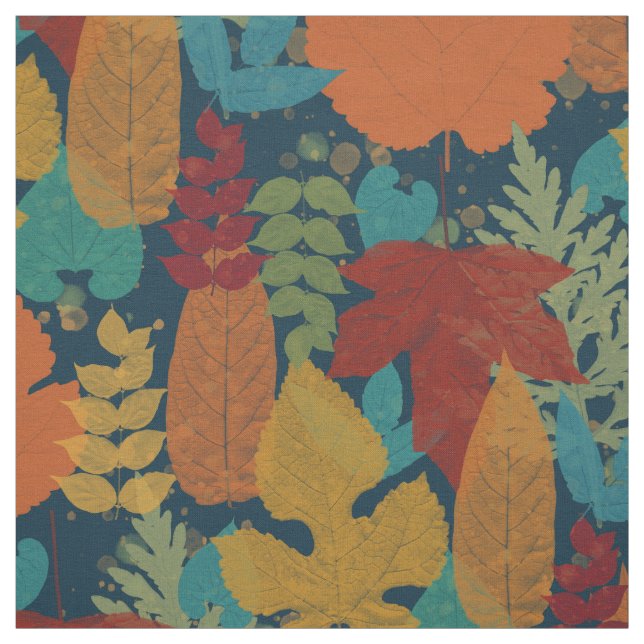 Farbige Blätter des Herbstes Stoff (Muster)