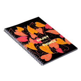 Farbige Blätter Notizblock