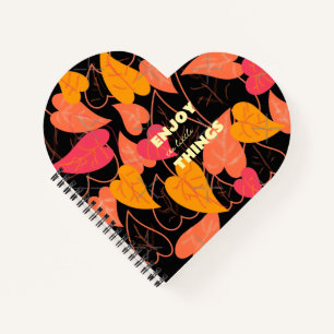 Farbige Blätter Notizbuch