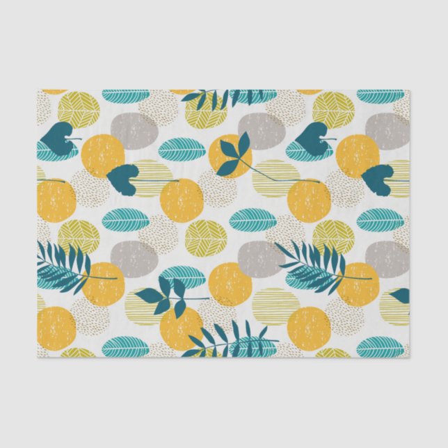 Farbige Blätter Seidenpapier (Vorderseite)