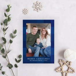 Farbige blaue Karierte Printwerbung Weihnachten