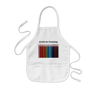 Farbige Bleistift-Kinderkünstler-Schürze Kinderschürze