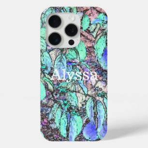 Farbige Bleistiftbaum-Blätter Personalisierter Fal Case-Mate iPhone Hülle