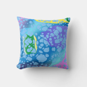 Farbige Blobs Kissen