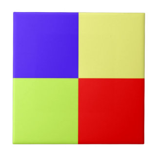 Farbige Blockkunst Fliese