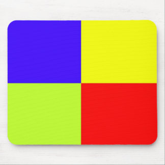Farbige Blockkunst Mousepad