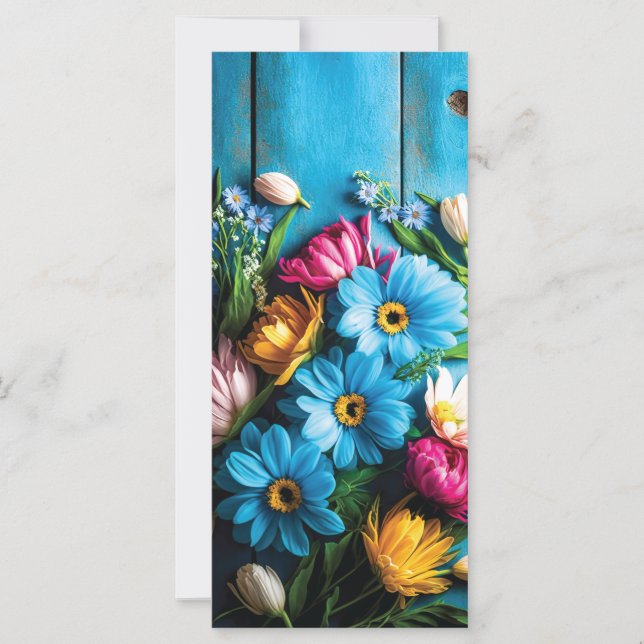 Farbige Blume (Vorderseite)