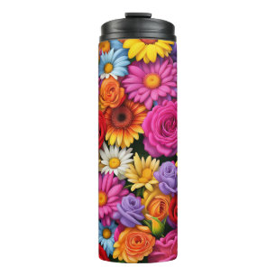 Farbige Blume #79 - Thermosbecher