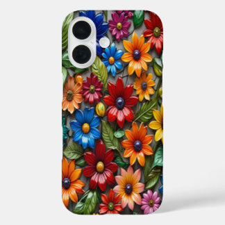 Farbige Blume aus Glas #3 - iPhone-Fälle iPhone 16 Hülle