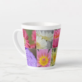 Farbige Blume Blüten Milchtasse
