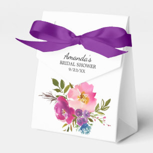Farbige Blume Brautparty Gefallen Box Geschenkschachtel