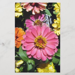 Farbige Blume Briefpapier