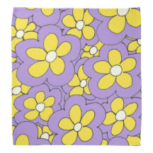 Farbige Blume Design Lila gelb