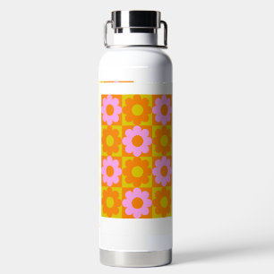 Farbige Blume Design Trinkflasche