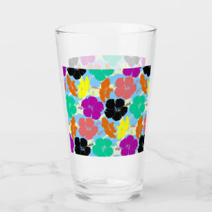 Farbige Blume Glas
