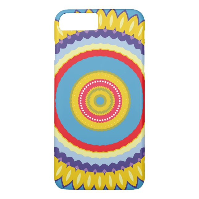 Farbige Blume Kaleidoskop Case-Mate iPhone Hülle (Rückseite)
