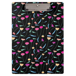 Farbige Blume Klemmbrett