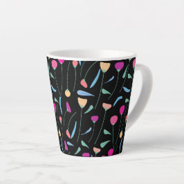 Farbige Blume Milchtasse