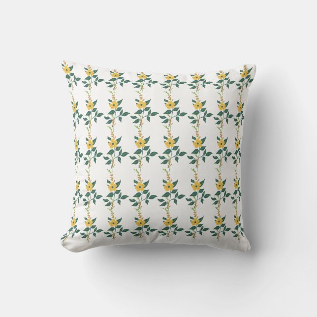 Farbige Blume Muster Sitzkissen Kissen (Vorderseite)