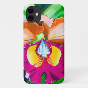 Farbige Blume Orchideen Case-Mate iPhone Hülle