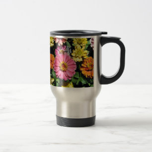 Farbige Blume Reisebecher