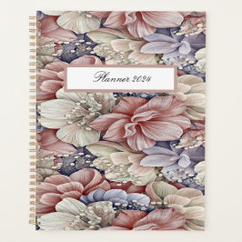 farbige Blume Rosa Klassik Planer