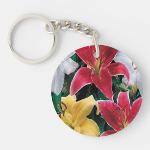 Farbige Blume Schlüsselkette Schlüsselanhänger