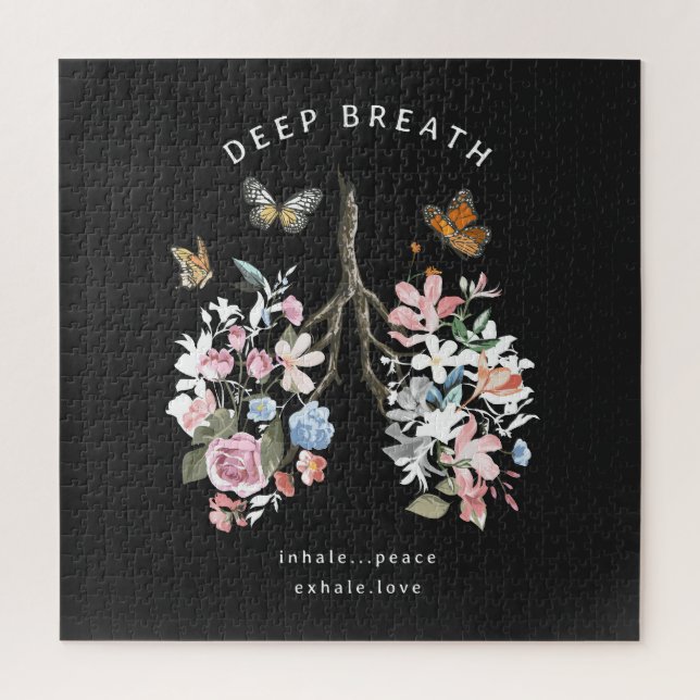 Farbige Blume, Schmetterlinge, Lungenillustrierung (Vertikal)