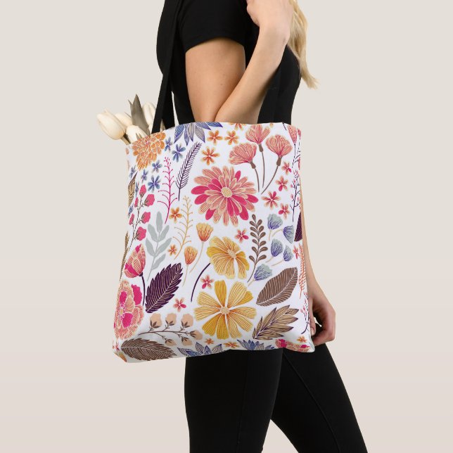 Farbige Blume Tasche (Von Nahem)