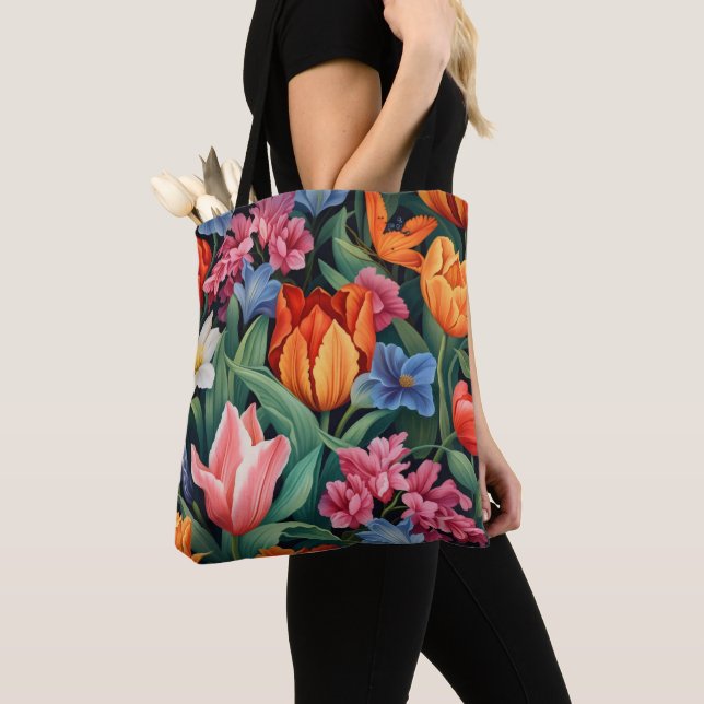 Farbige Blume Tasche (Von Nahem)