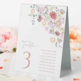 Farbige Blume, Wildblumen, Boho, Brautparty Tischaufsteller